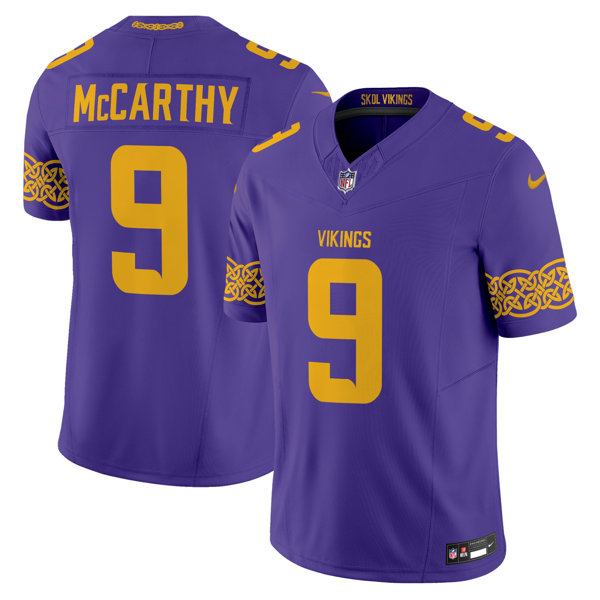 Men's Minnesota Vikings Nordic Pattern Vapor Limited Jersey - All Stitched
