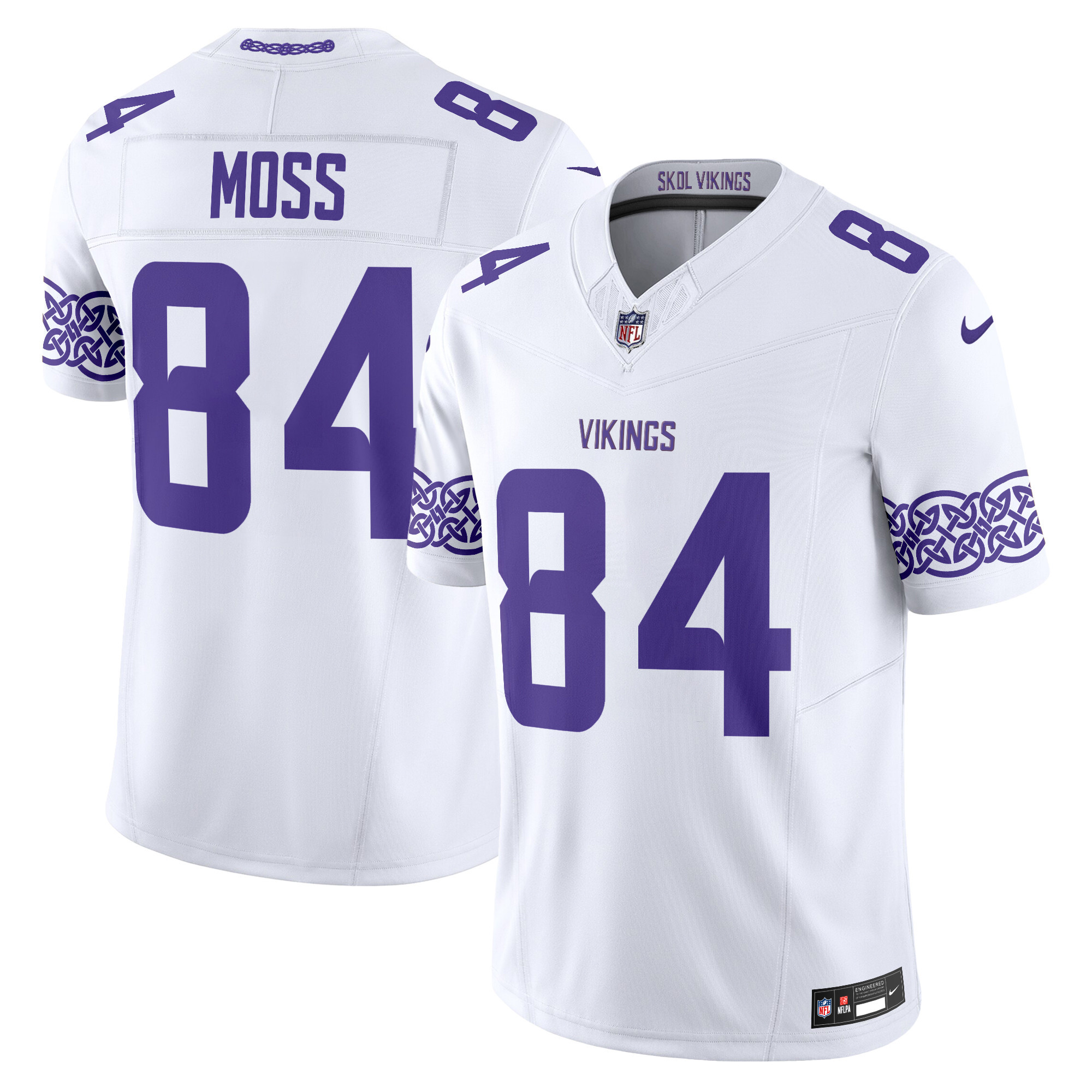 Men's Minnesota Vikings Nordic Pattern Vapor Limited Jersey - All Stitched - Image 16