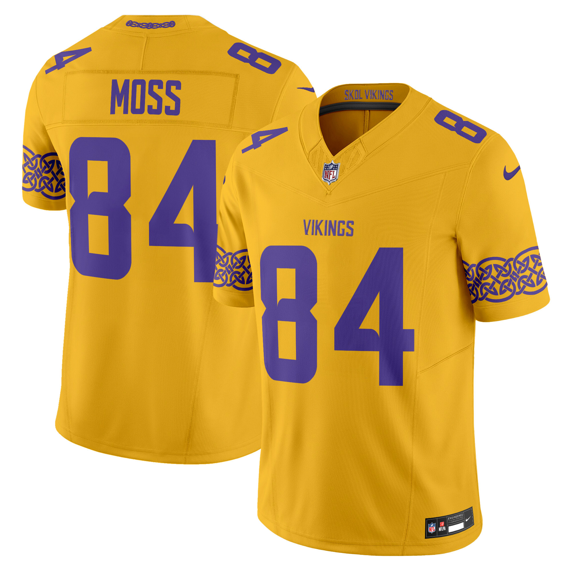 Men's Minnesota Vikings Nordic Pattern Vapor Limited Jersey - All Stitched - Image 24