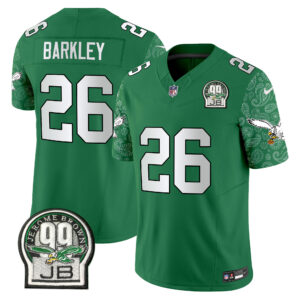 Men's Eagles Kelly Green Vapor Limited Jersey V4 - All Stitched