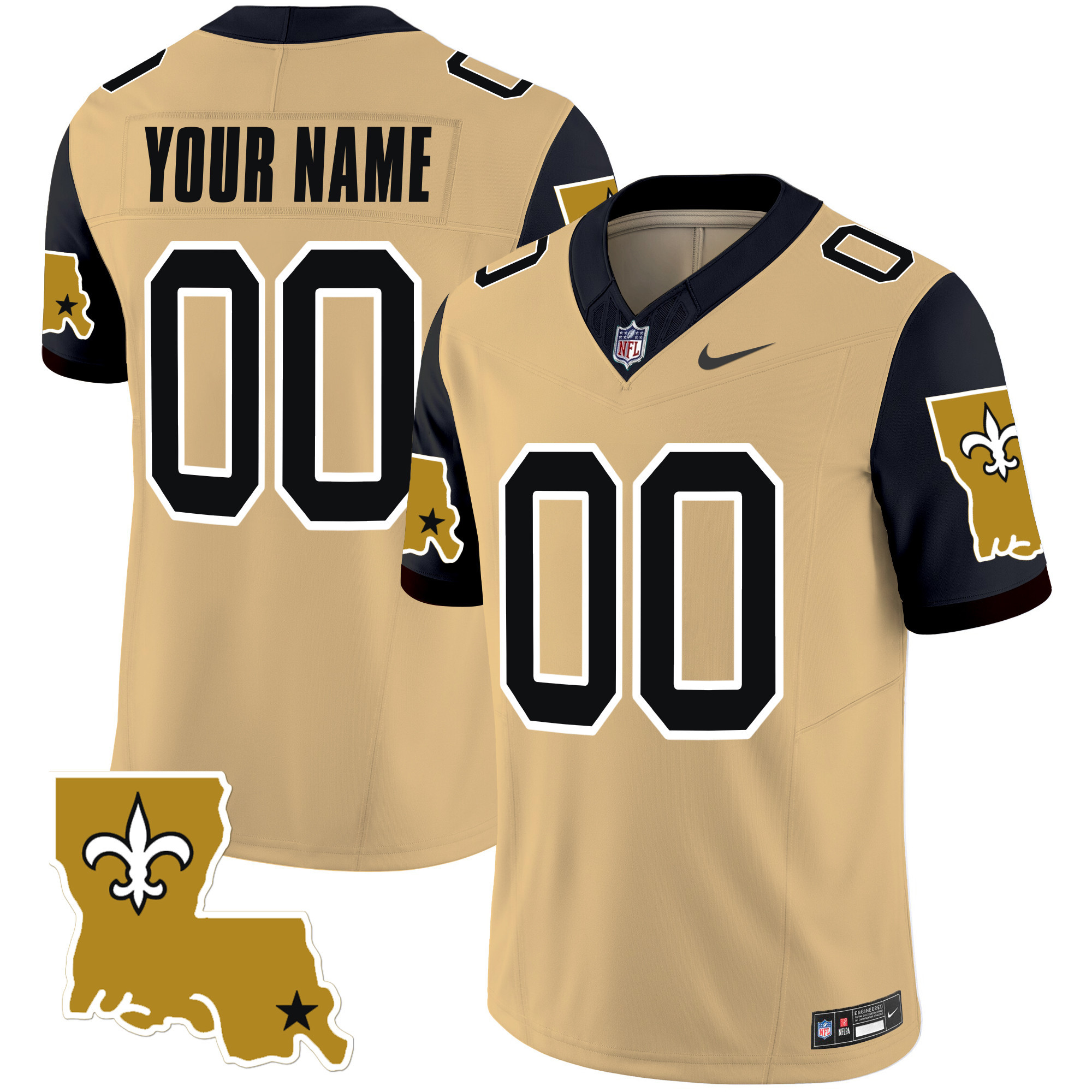 Saints 1987 Legacy Vapor Limited Custom Jersey V2 - All Stitched - Image 3