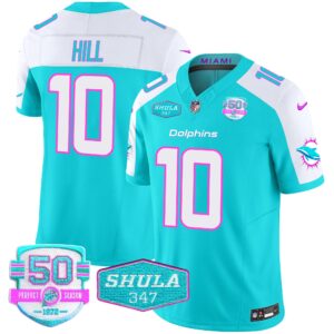 Men's Dolphins "Miami Vice" Vapor Limited Jersey V2 - All Stitched