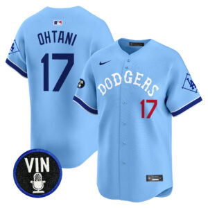 Men's Dodgers Tribute Vin Scully Patch Vapor Premier Limited Jersey - All Stitched