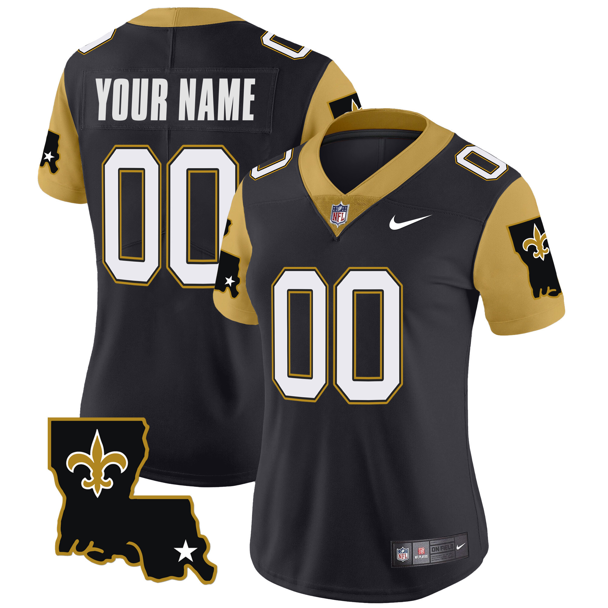 Saints 1987 Legacy Vapor Limited Custom Jersey V2 - All Stitched - Image 5