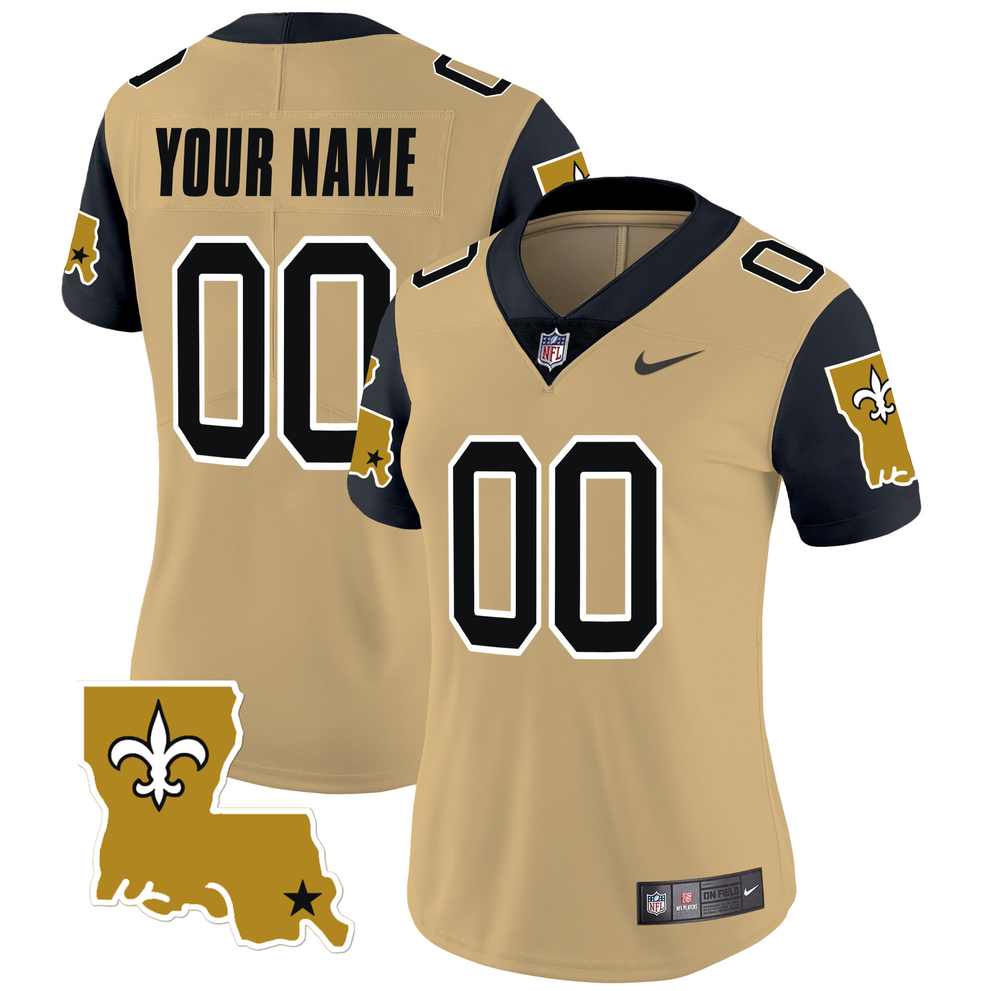Saints 1987 Legacy Vapor Limited Custom Jersey V2 - All Stitched - Image 6