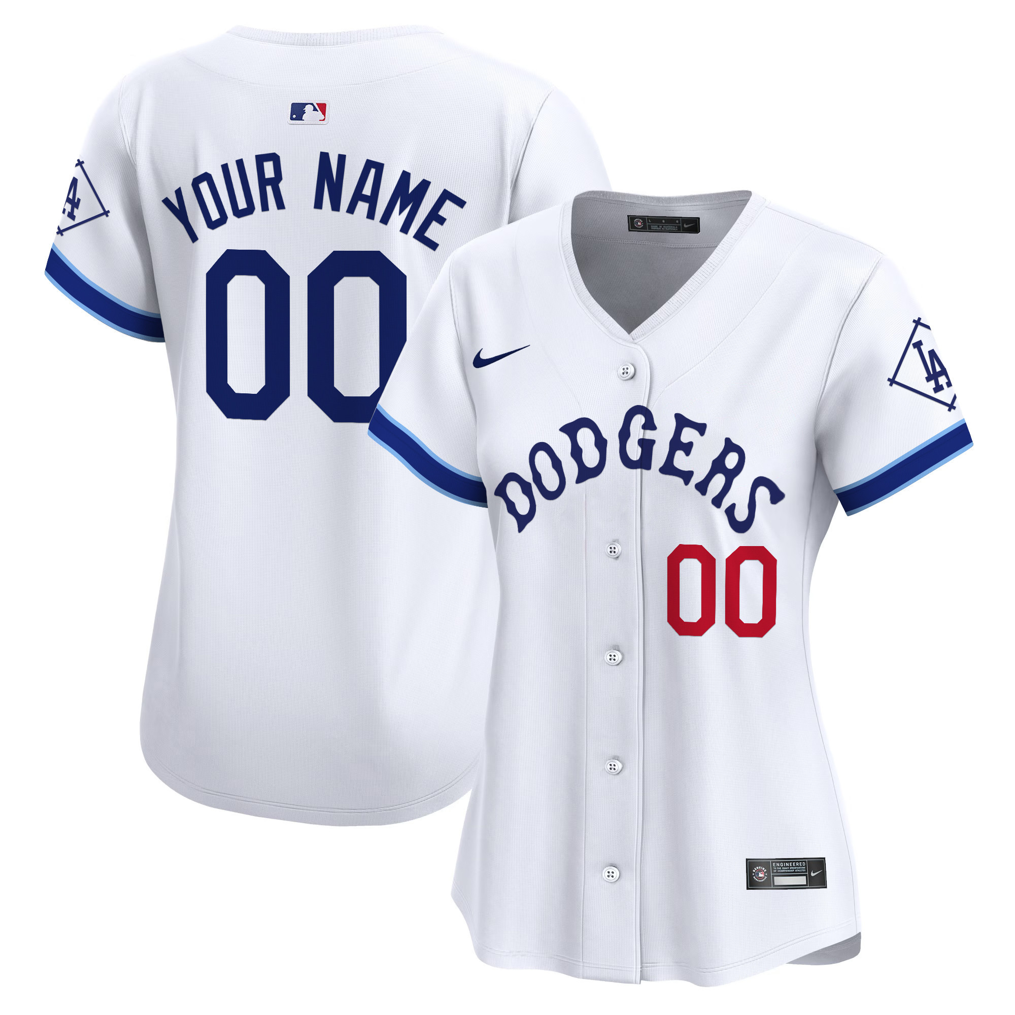 Dodgers Tribute Vapor Premier Limited Custom Jersey - All Stitched - Image 6