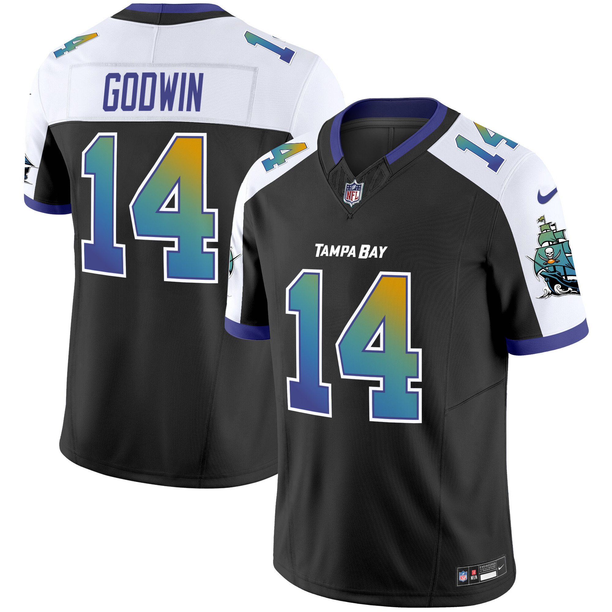 Men's Buccaneers "Tampa City" Vapor Limited Jersey - All Stitched - Image 3