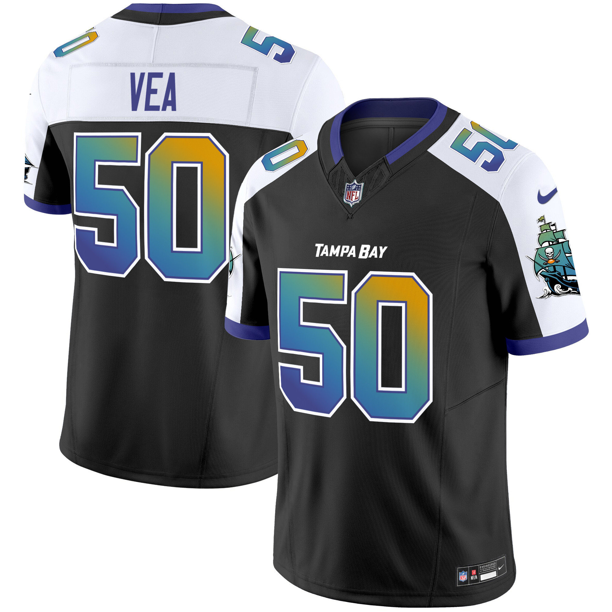 Men's Buccaneers "Tampa City" Vapor Limited Jersey - All Stitched - Image 5