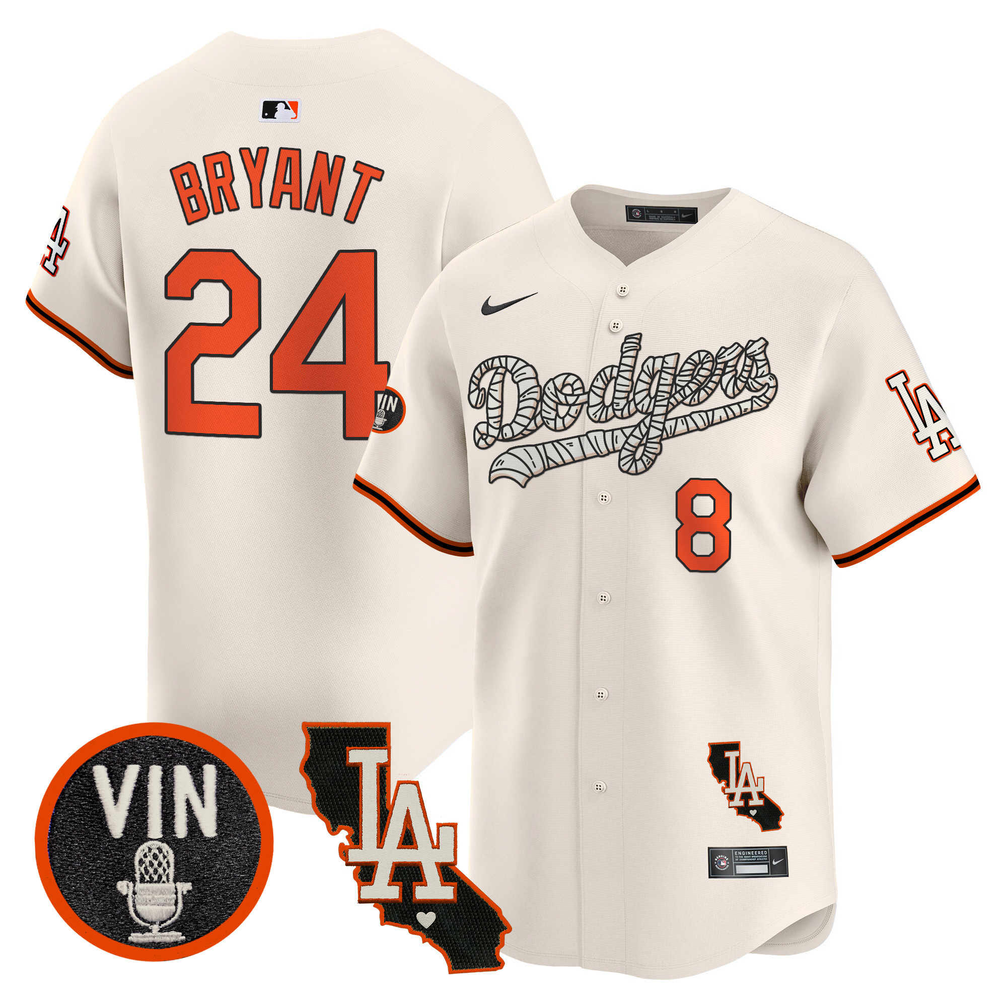 Men's Dodgers Halloween Vapor Premier Limited Jersey - All Stitched - Image 22