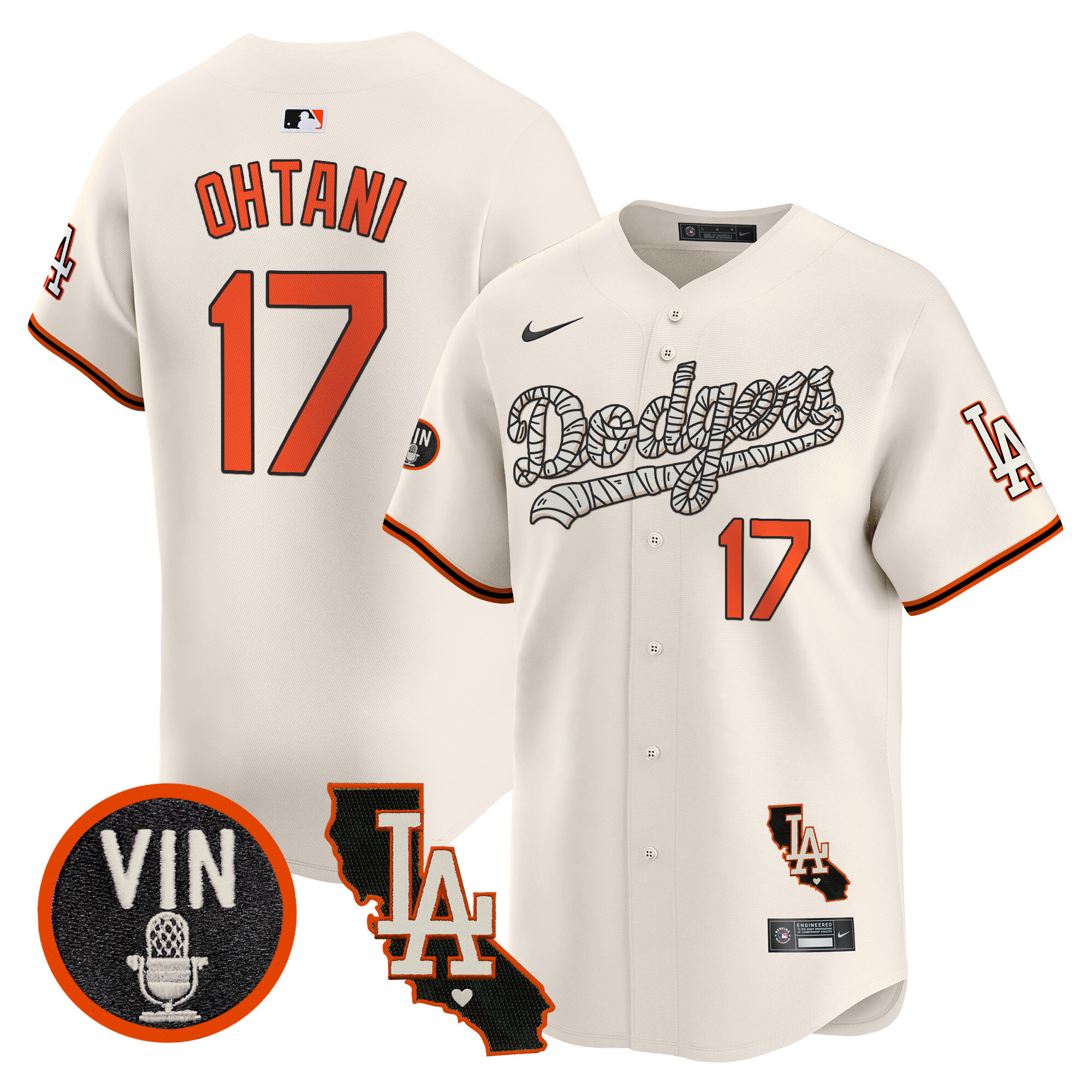 Men's Dodgers Halloween Vapor Premier Limited Jersey - All Stitched - Image 19