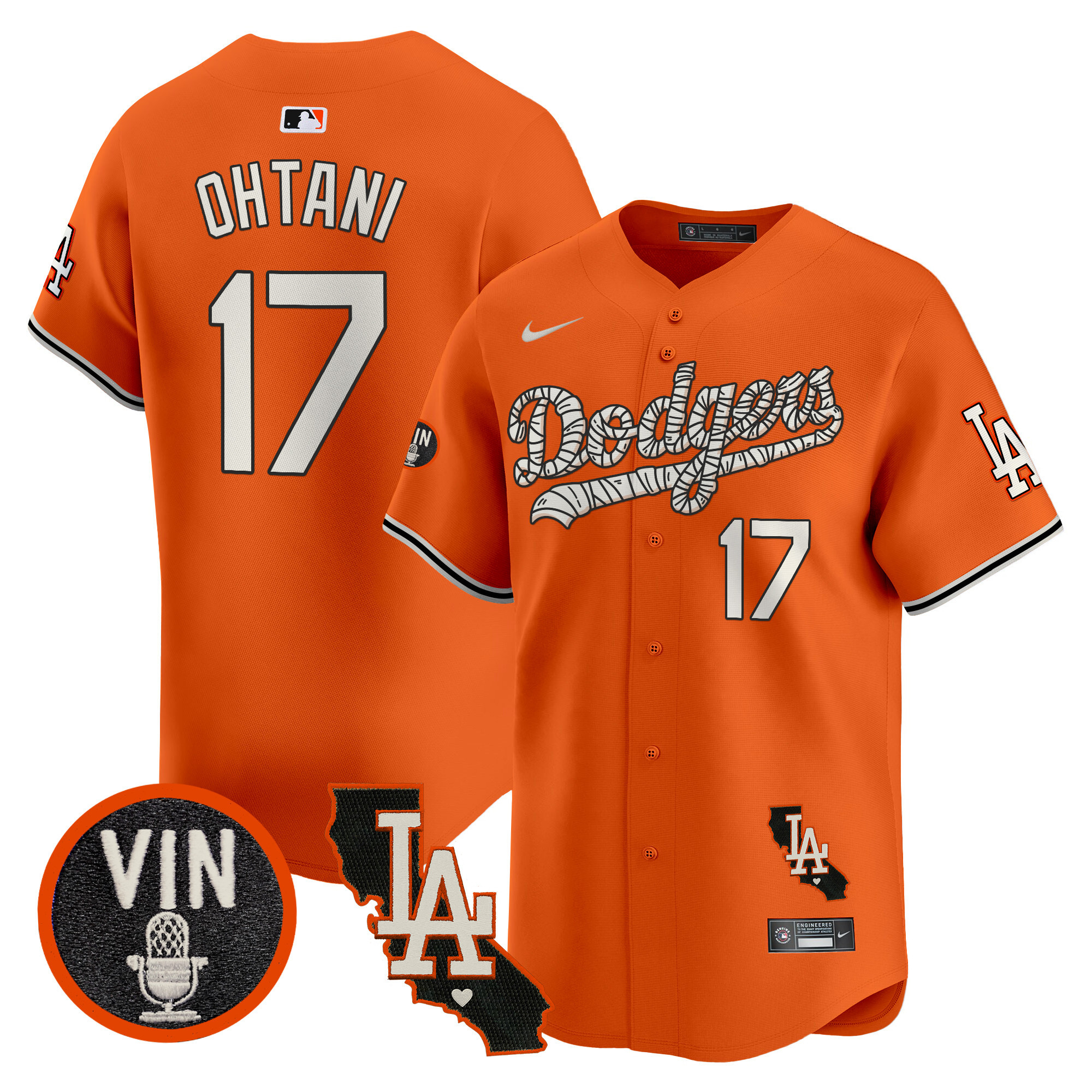 Men's Dodgers Halloween Vapor Premier Limited Jersey - All Stitched