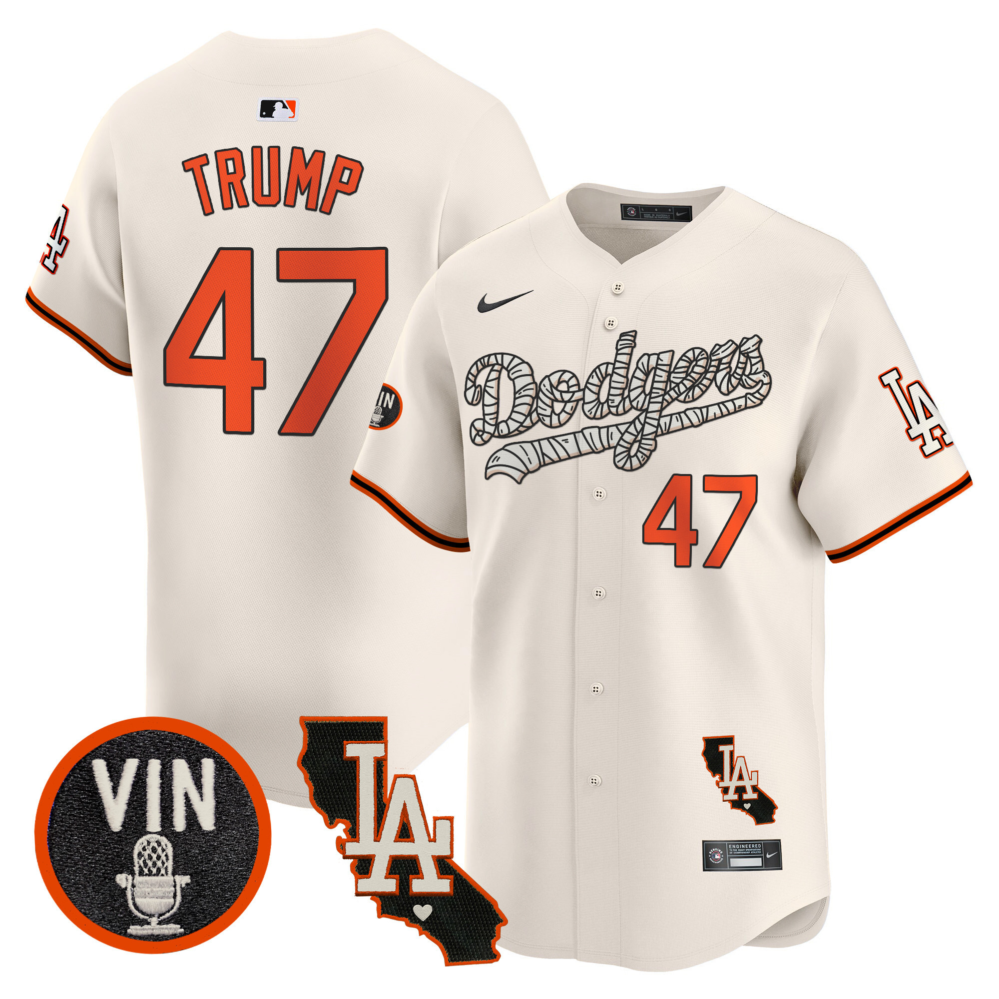 Men's Dodgers Halloween Vapor Premier Limited Jersey - All Stitched - Image 26