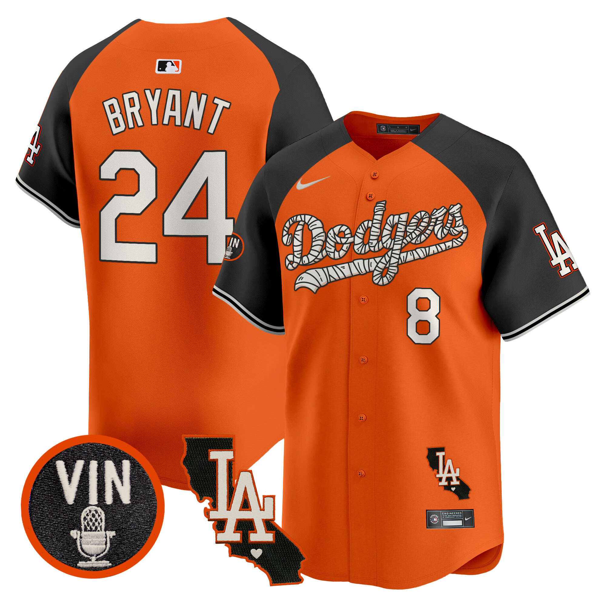 Men's Dodgers Halloween Vapor Premier Limited Jersey - All Stitched - Image 40