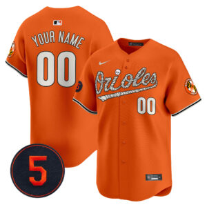 Baltimore Orioles Halloween Vapor Premier Limited Custom Jersey - All Stitched