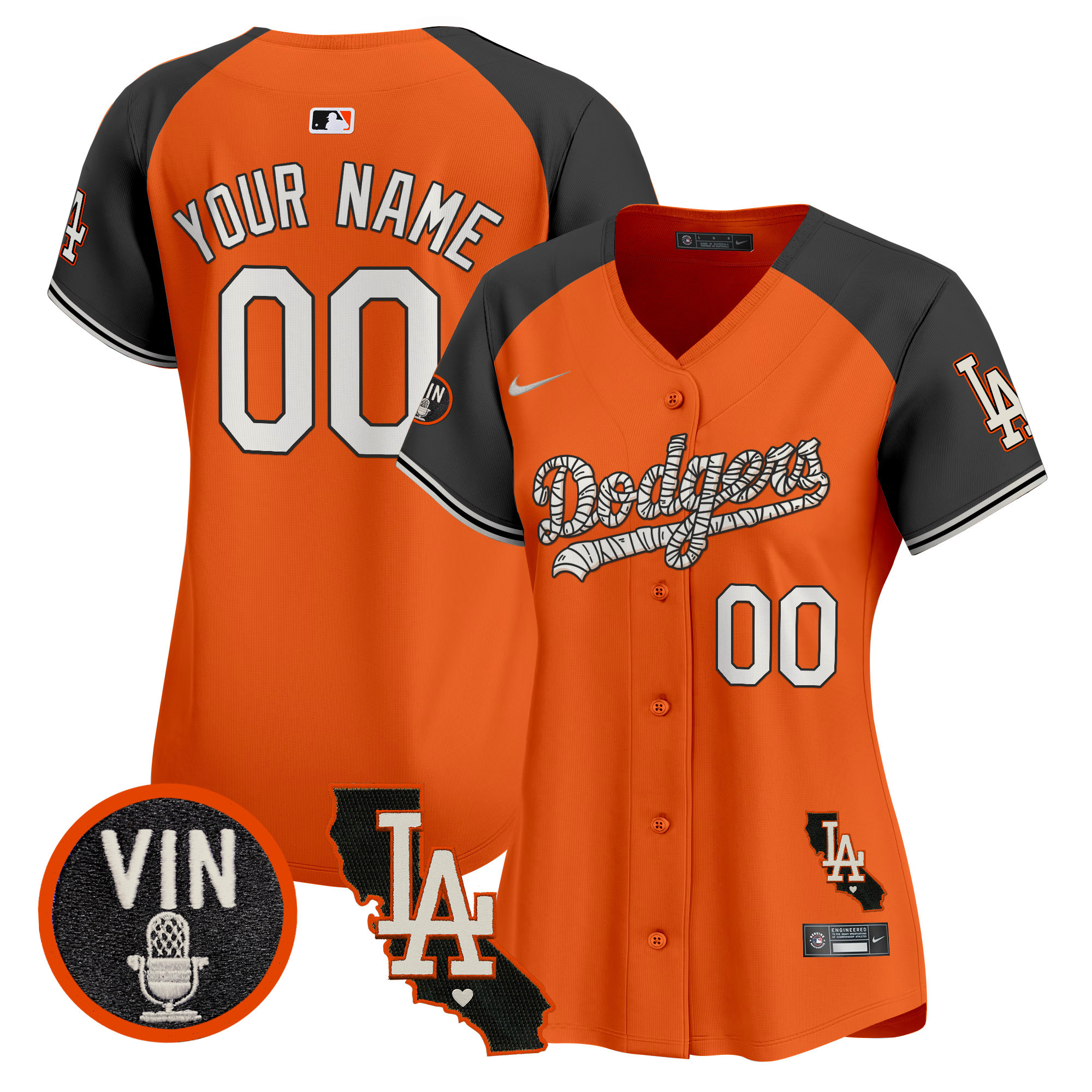Dodgers Halloween Vapor Premier Limited Custom Jersey - All Stitched - Image 10