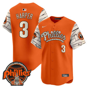 Men's Phillies Halloween Vapor Premier Limited Jersey V2 - All Stitched