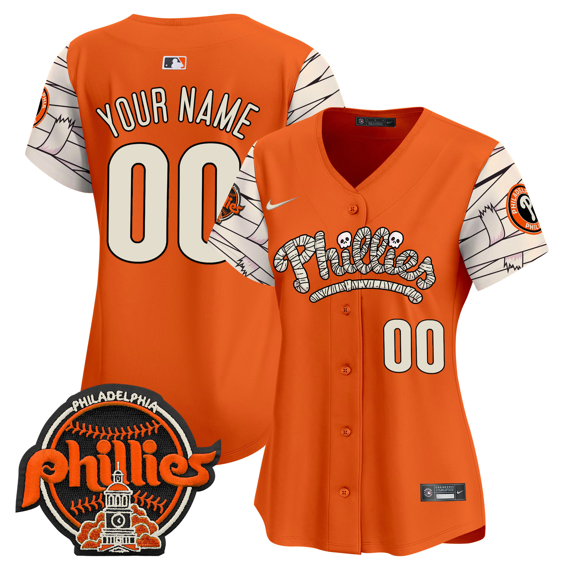 Phillies Halloween Vapor Premier Limited Custom Jersey V2 - All Stitched - Image 7