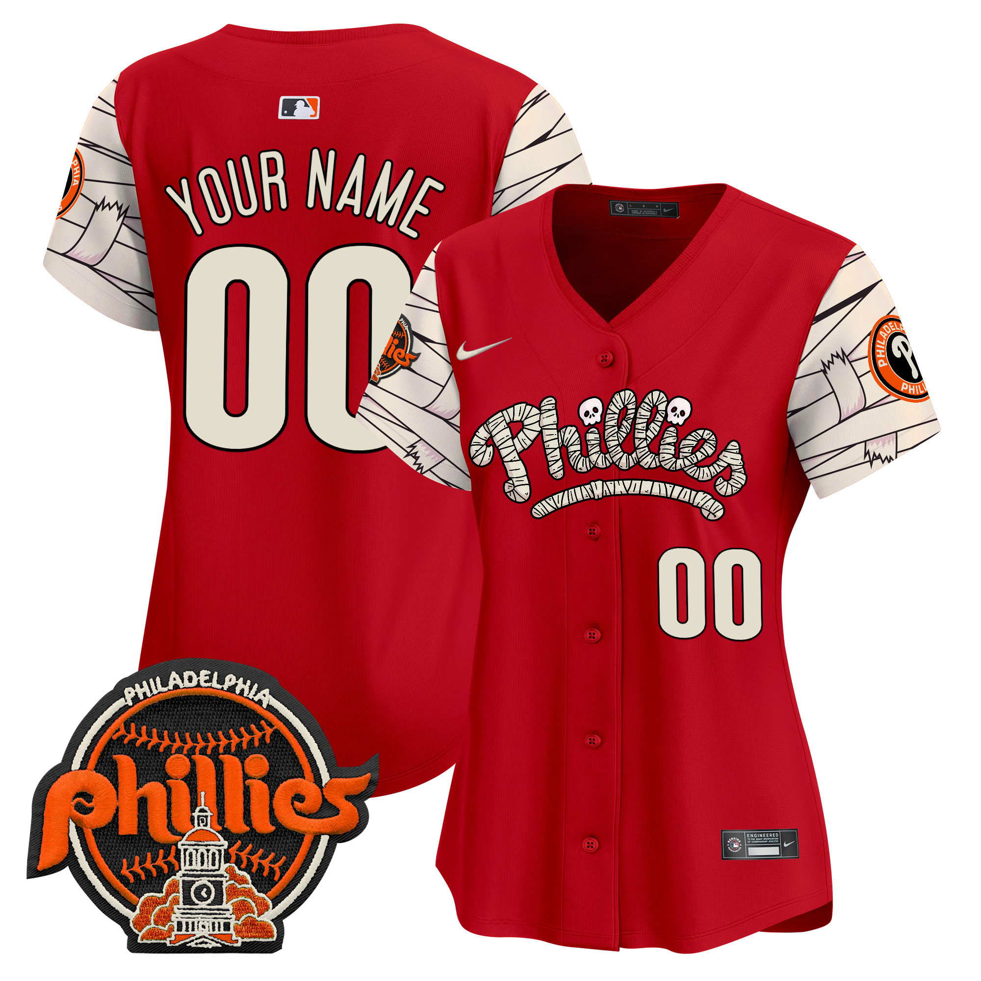 Phillies Halloween Vapor Premier Limited Custom Jersey V2 - All Stitched - Image 10