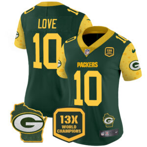 Women's Packers Cheese Vapor Limited Jersey – All Stitched