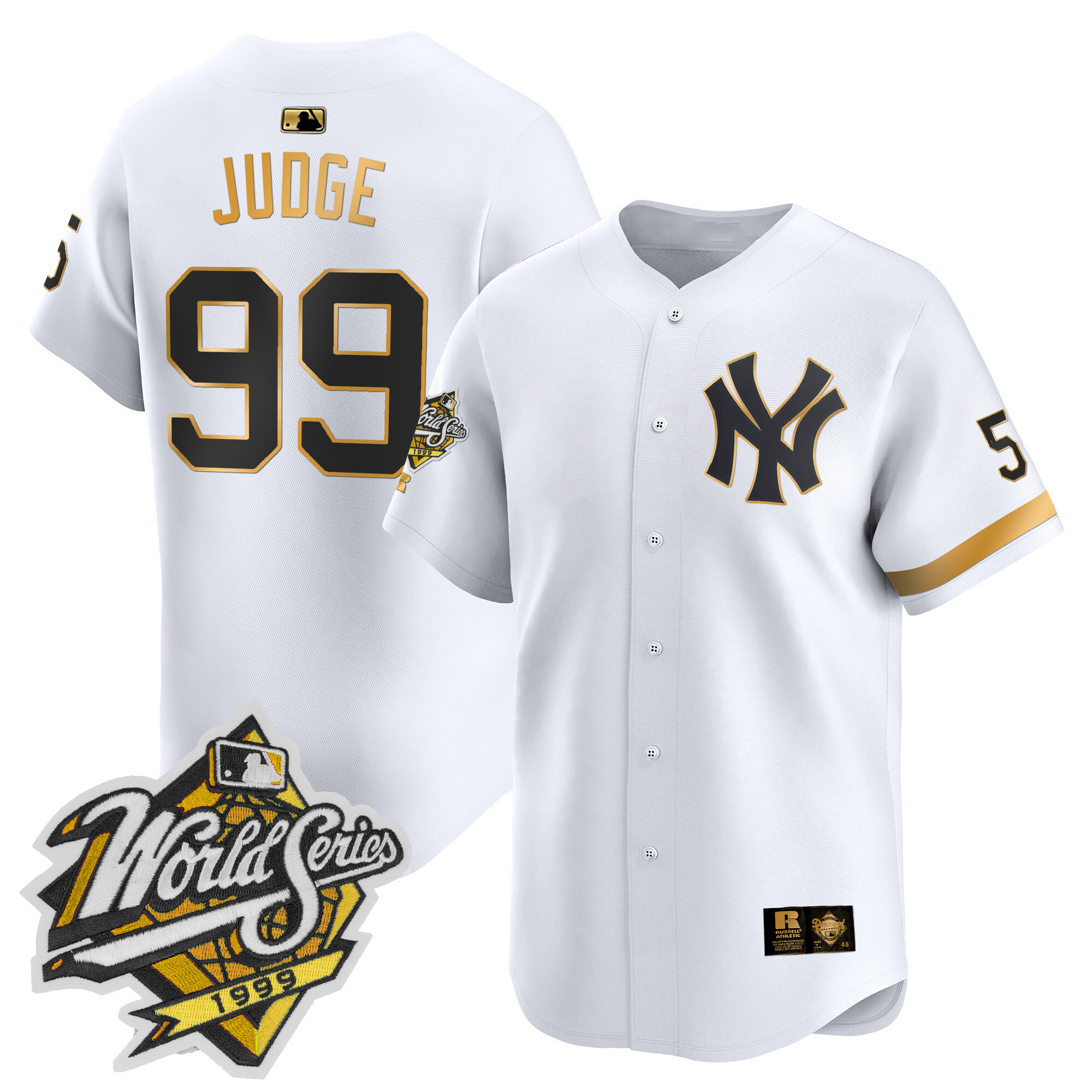Men's Yankees 1999 Throwback Joe DiMaggio Patch Vapor Premier Limited Jersey - All Stitched - Image 29