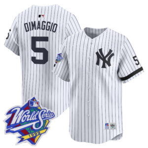 Men's Yankees 1999 Throwback Joe DiMaggio Patch Vapor Premier Limited Jersey - All Stitched