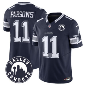 Men's Cowboys "Dallas City" Patch Vapor Limited Jersey - All Stitched
