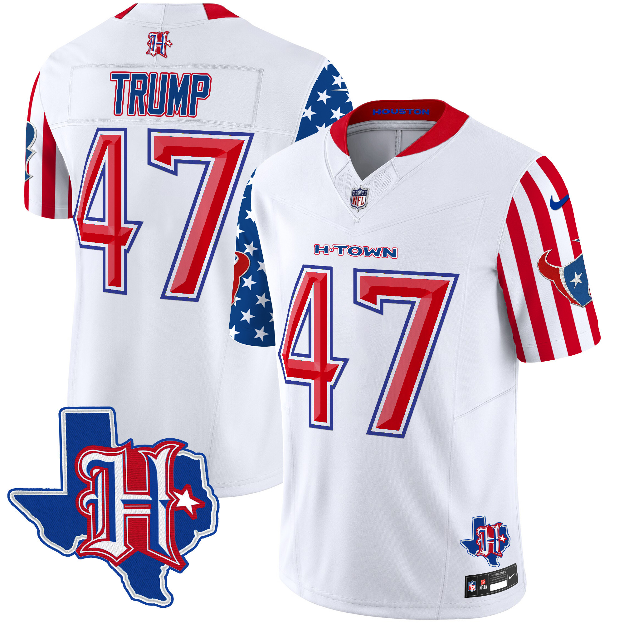 Men's Houston Texans American Style Vapor Limited Jersey - All Stitched - Image 9