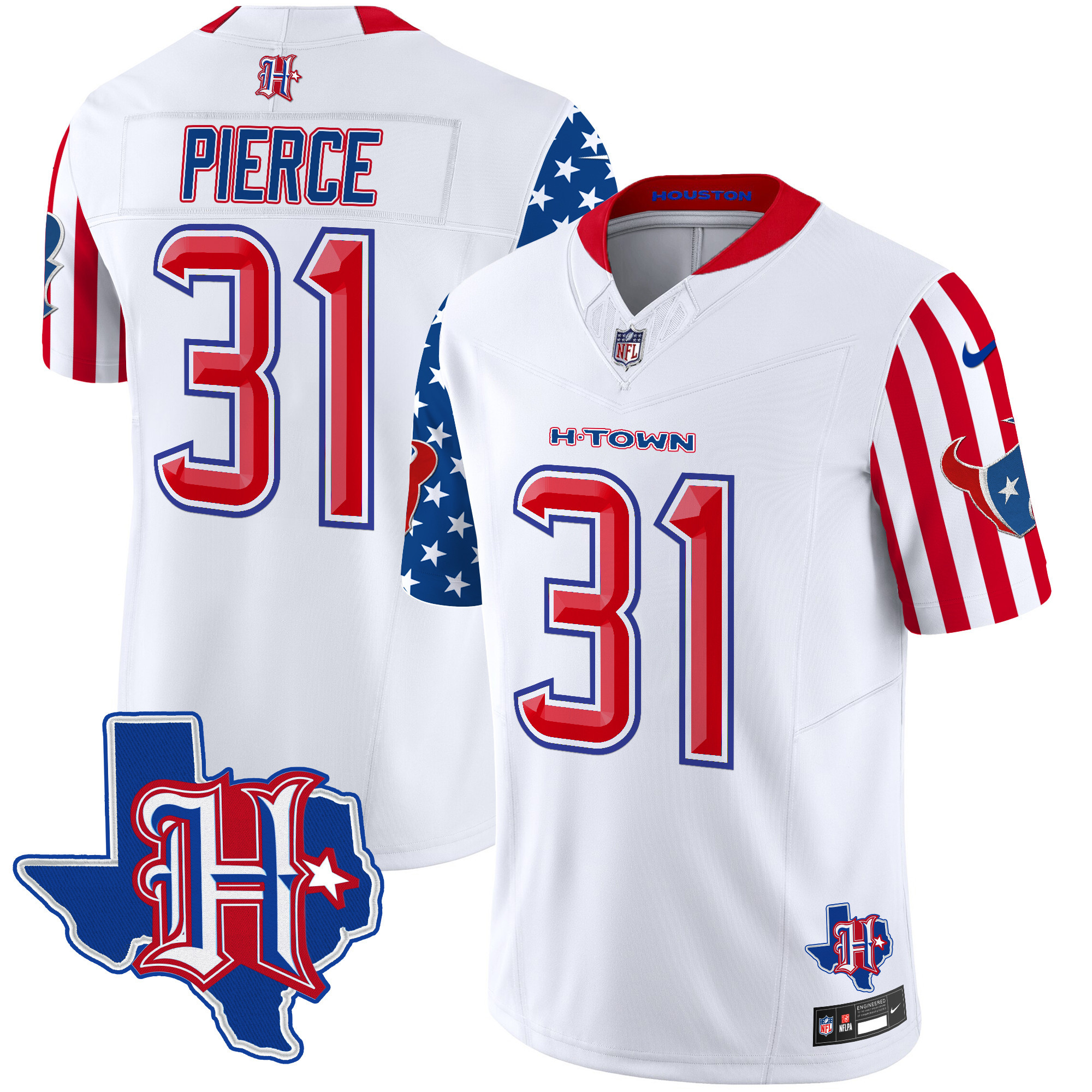 Men's Houston Texans American Style Vapor Limited Jersey - All Stitched - Image 6