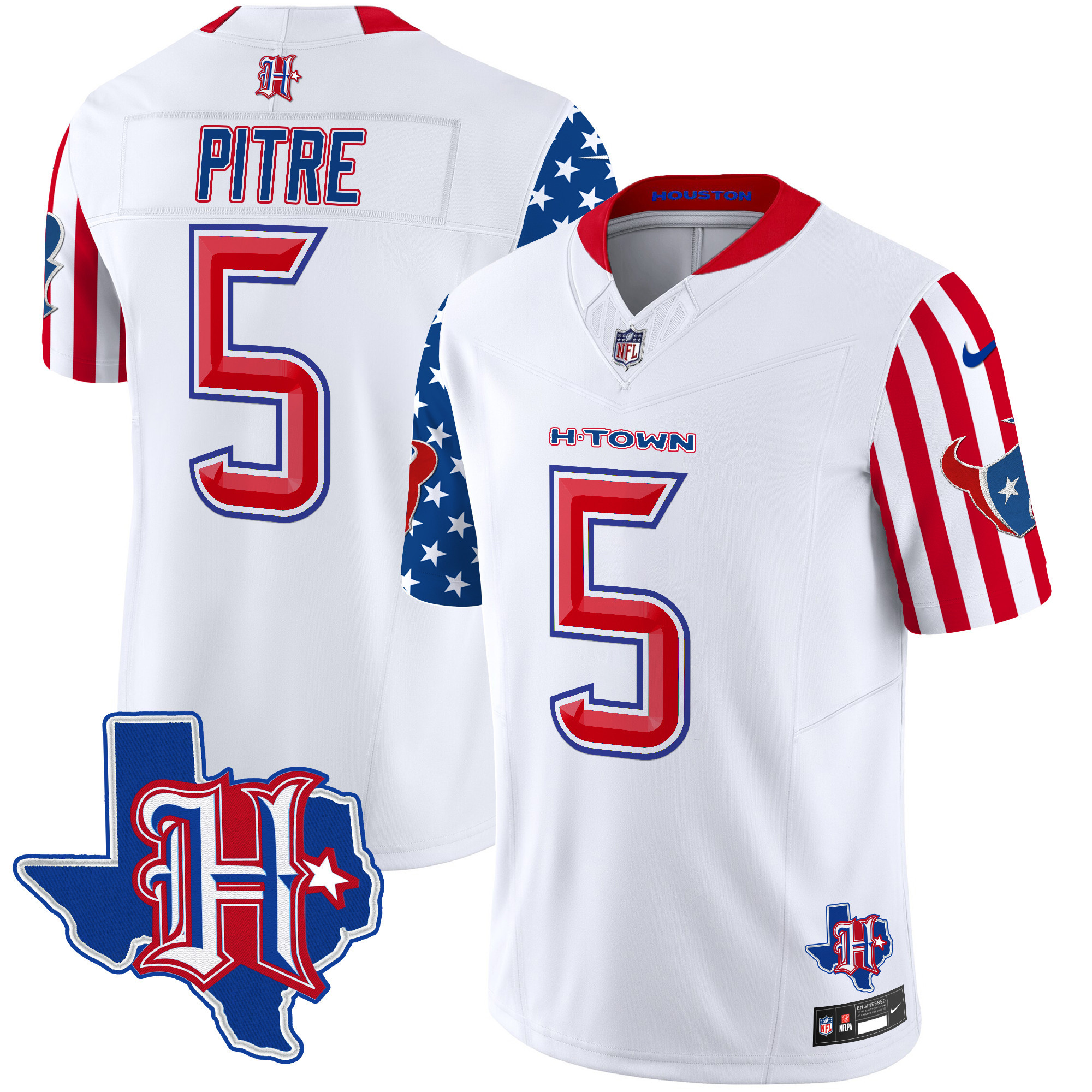 Men's Houston Texans American Style Vapor Limited Jersey - All Stitched - Image 8