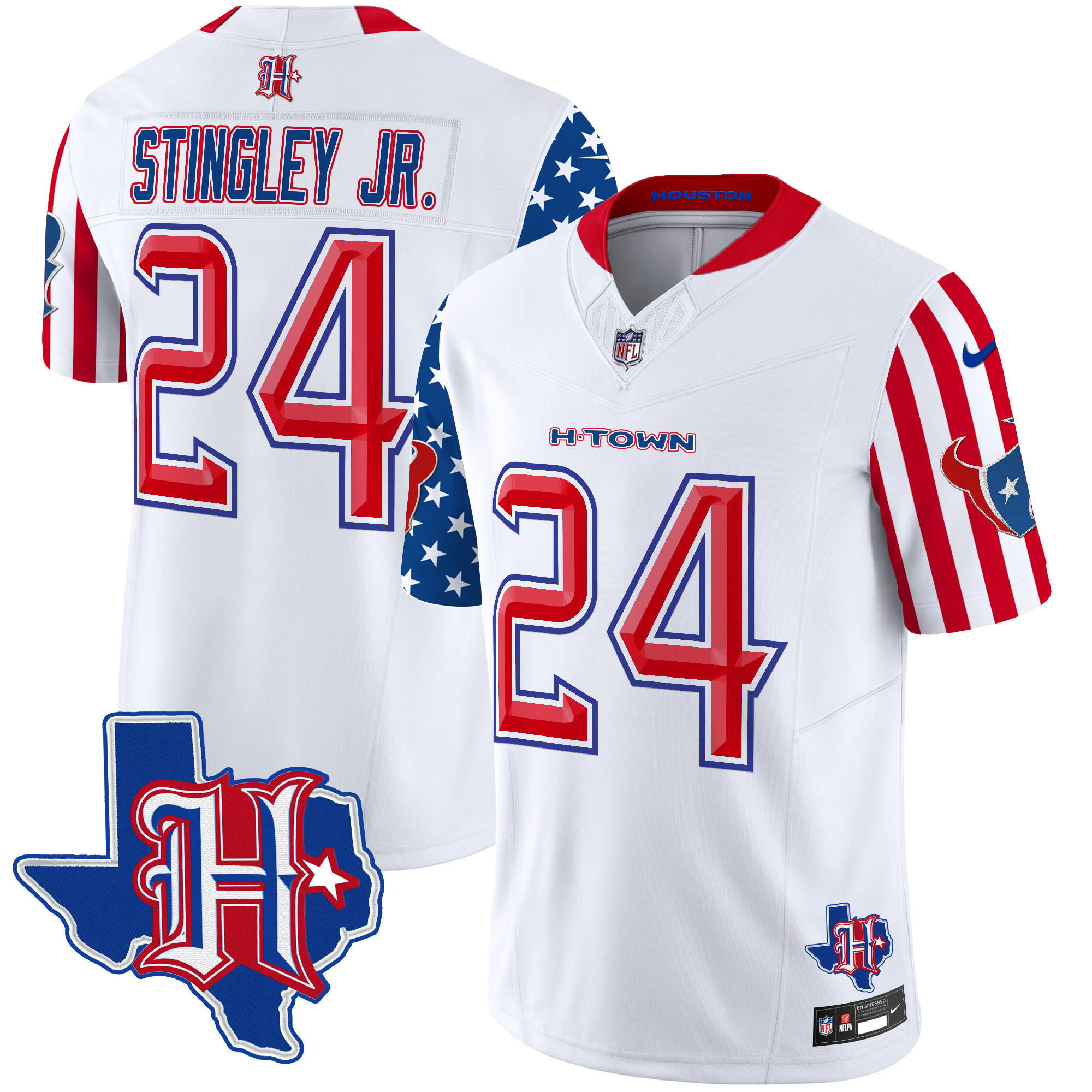 Men's Houston Texans American Style Vapor Limited Jersey - All Stitched - Image 5
