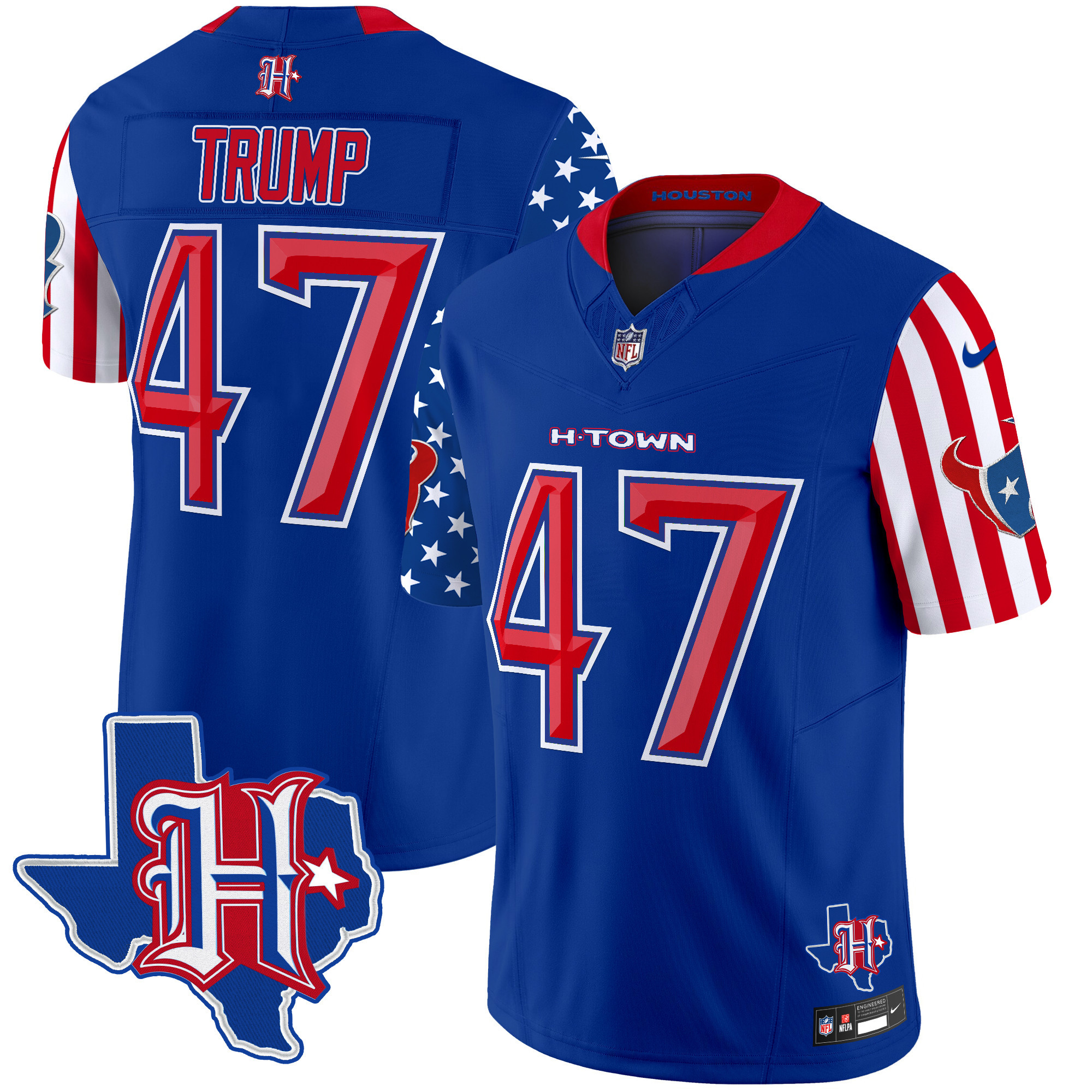 Men's Houston Texans American Style Vapor Limited Jersey - All Stitched - Image 27