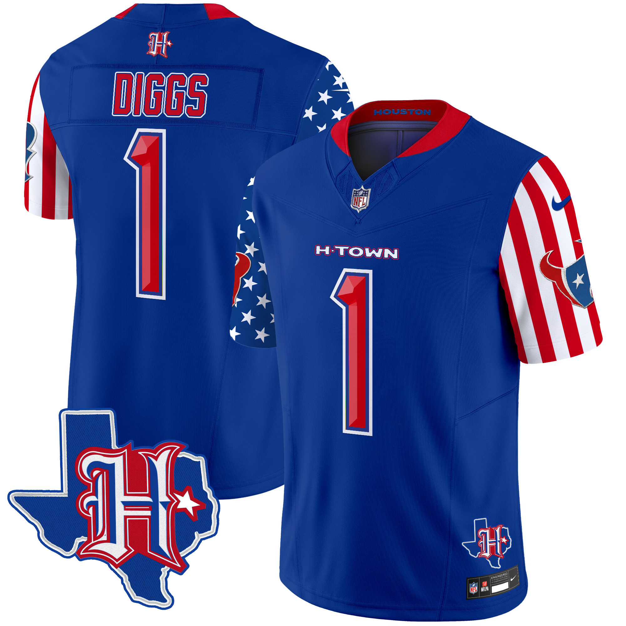 Men's Houston Texans American Style Vapor Limited Jersey - All Stitched - Image 20