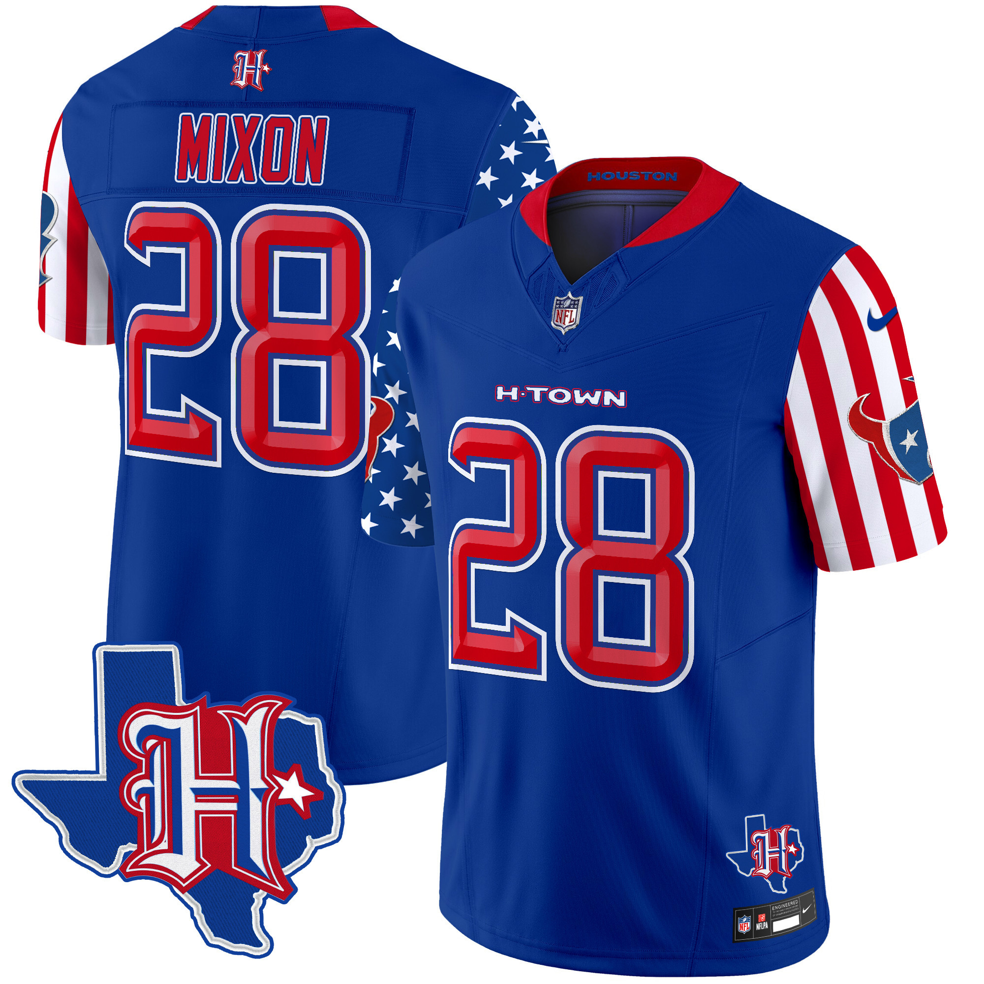 Men's Houston Texans American Style Vapor Limited Jersey - All Stitched - Image 21