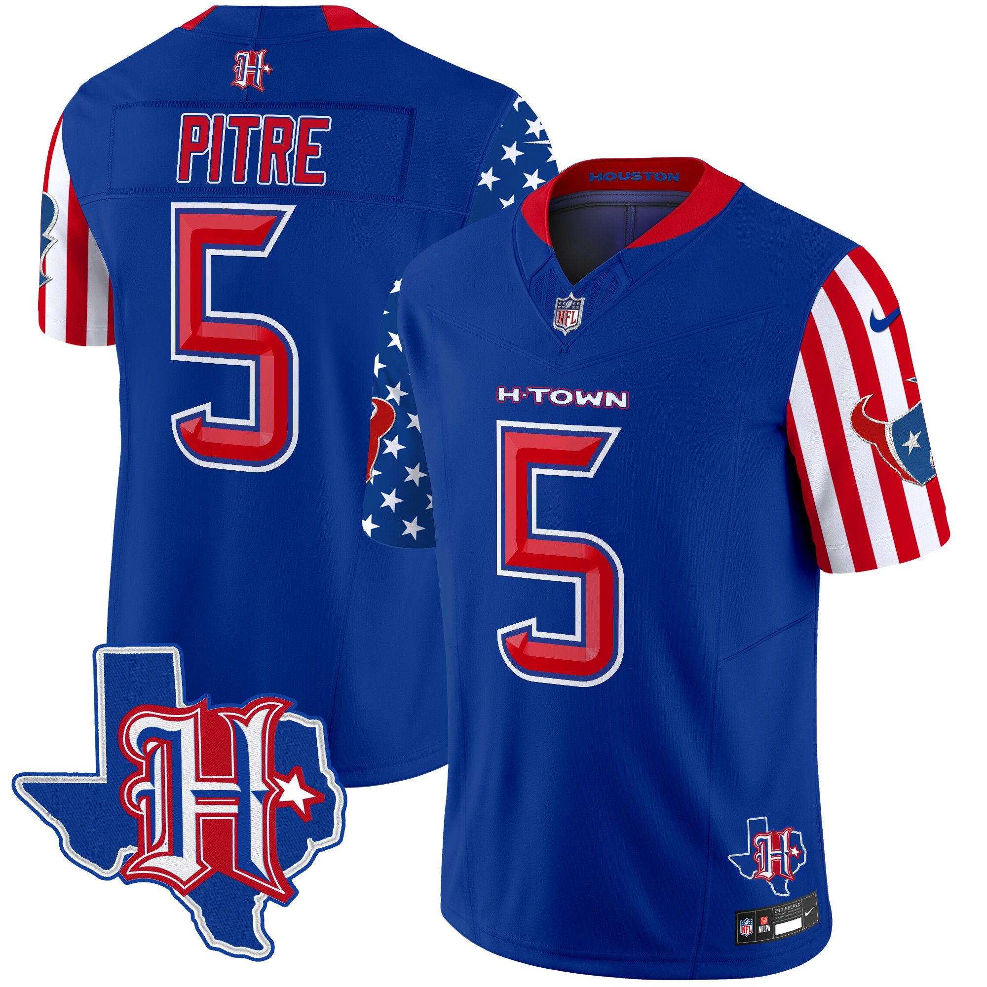 Men's Houston Texans American Style Vapor Limited Jersey - All Stitched - Image 26