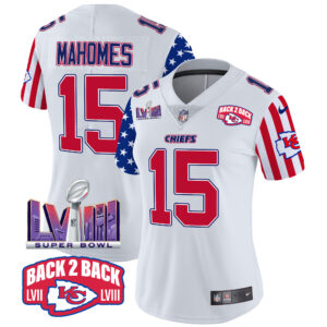 Women's Chiefs American Style Vapor Limited Jersey - All Stitched