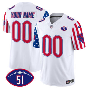 Bears American Style Vapor Limited Custom Jersey - All Stitched