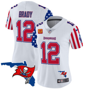 Women's Buccaneers 2025 Independence Day Vapor Premier Limited Jersey - All Stitched