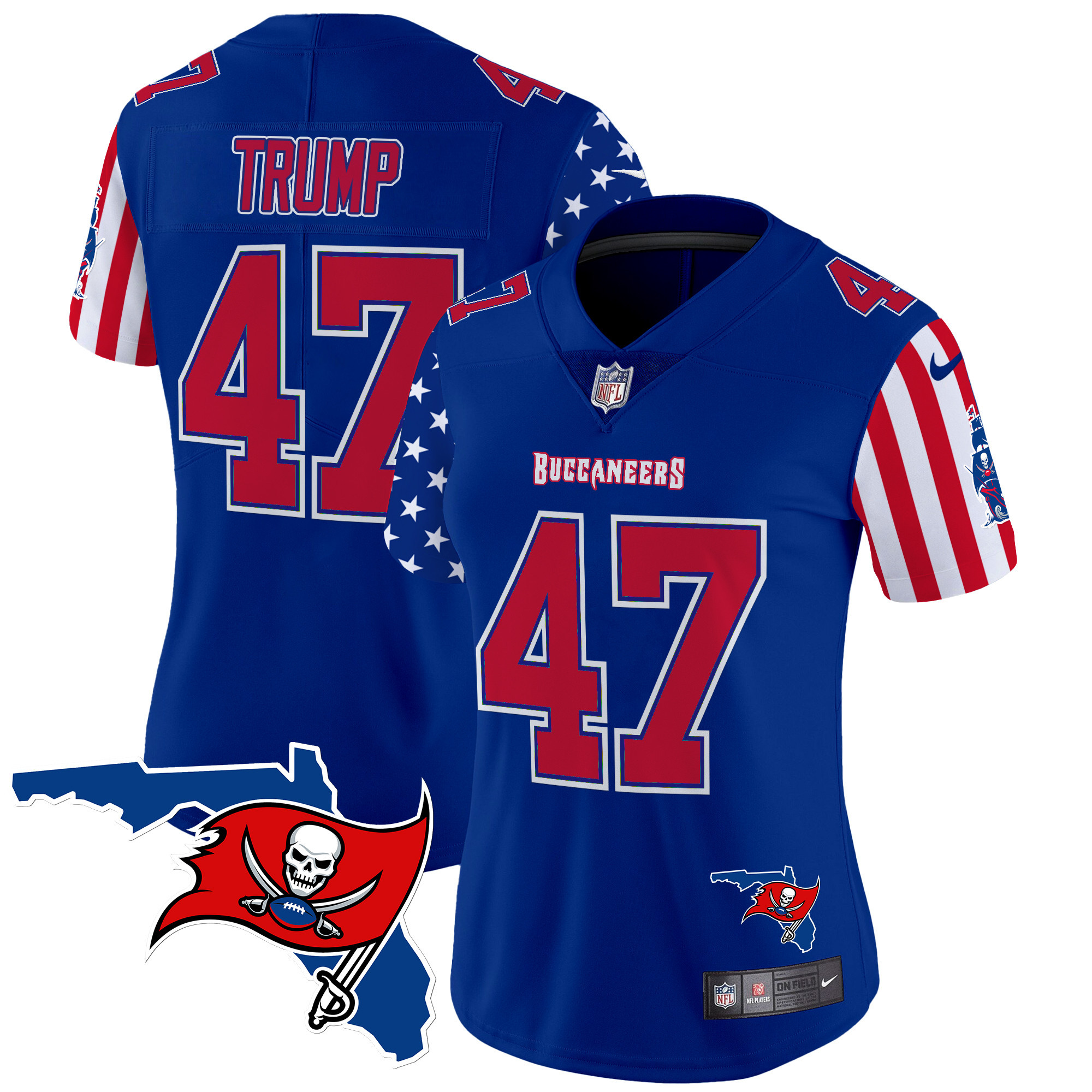 Women's Buccaneers 2025 Independence Day Vapor Premier Limited Jersey - All Stitched - Image 24