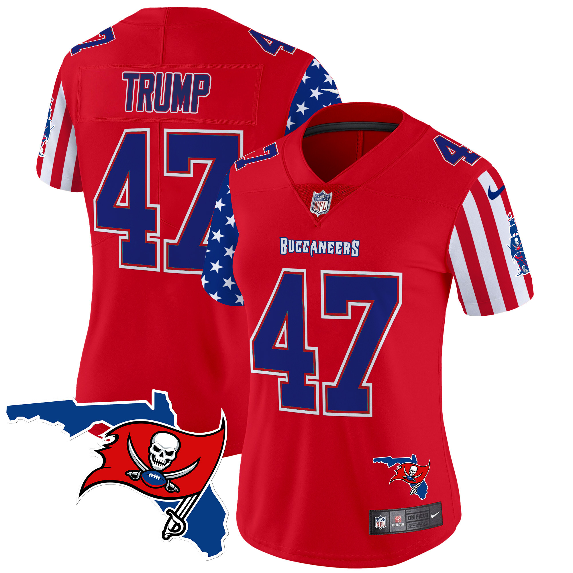 Women's Buccaneers 2025 Independence Day Vapor Premier Limited Jersey - All Stitched - Image 16