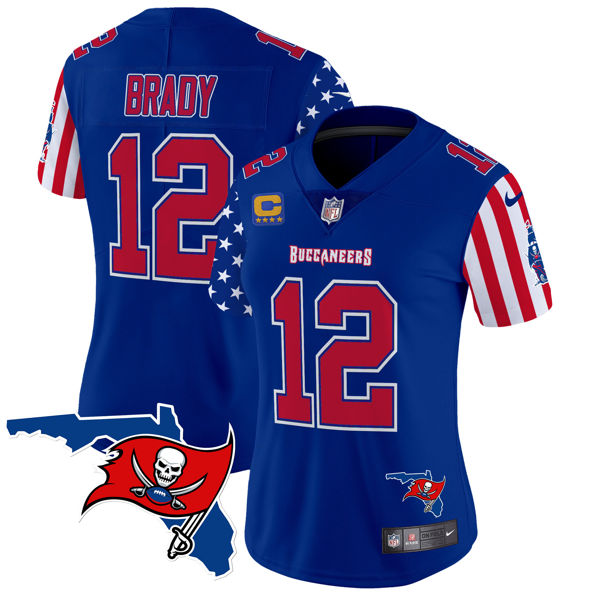 Women's Buccaneers 2025 Independence Day Vapor Premier Limited Jersey - All Stitched - Image 17