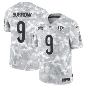 Cincinnati Bengals 2024 Salute to Service Vapor Limited Jersey - Arctic Camo - All Stitched