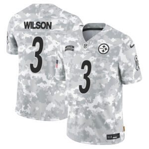 Steelers 2024 Salute to Service Vapor Limited Jersey - Arctic Camo - All Stitched