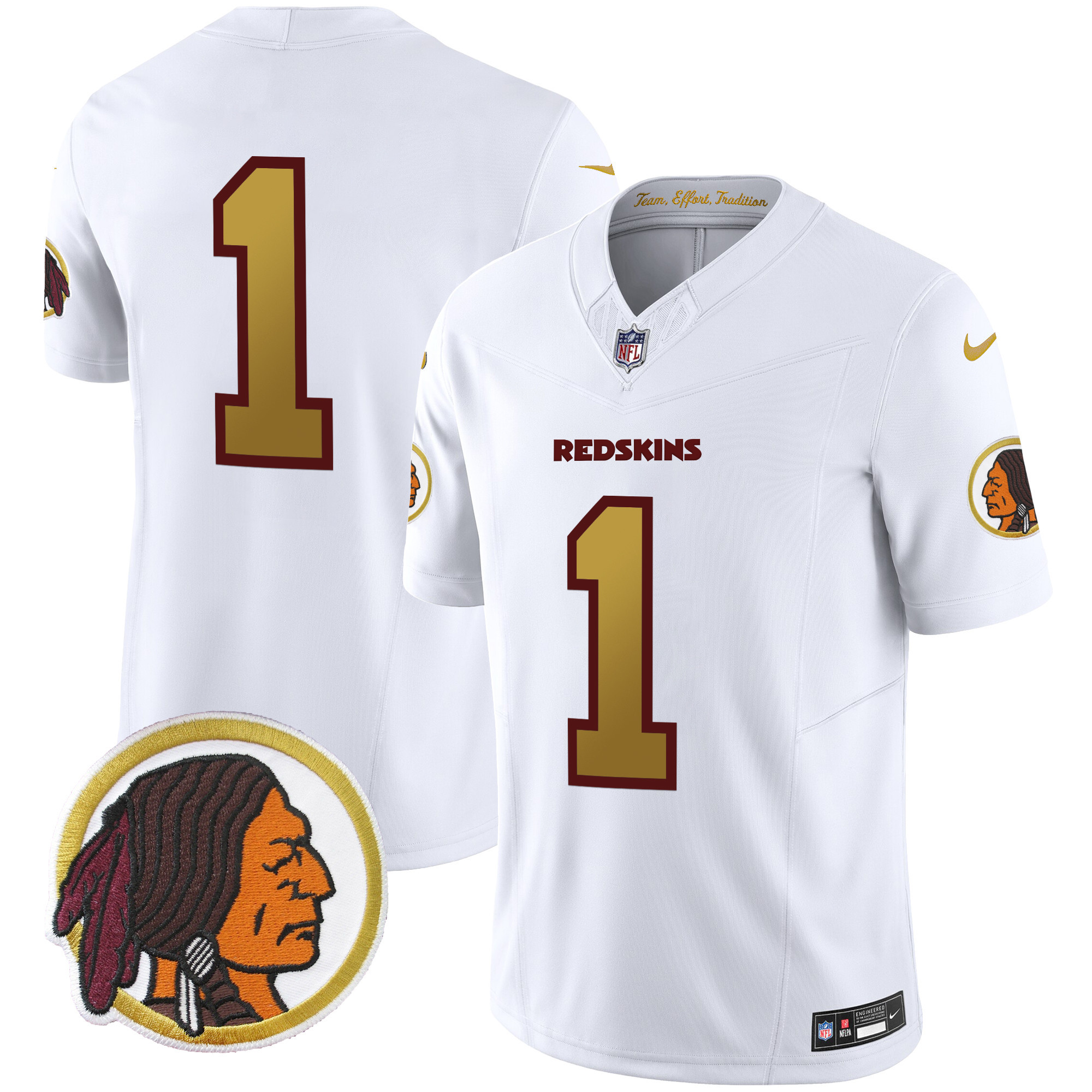 Men's Washington Redskins Throwback Vapor Limited Jersey - All Stitched - Image 40