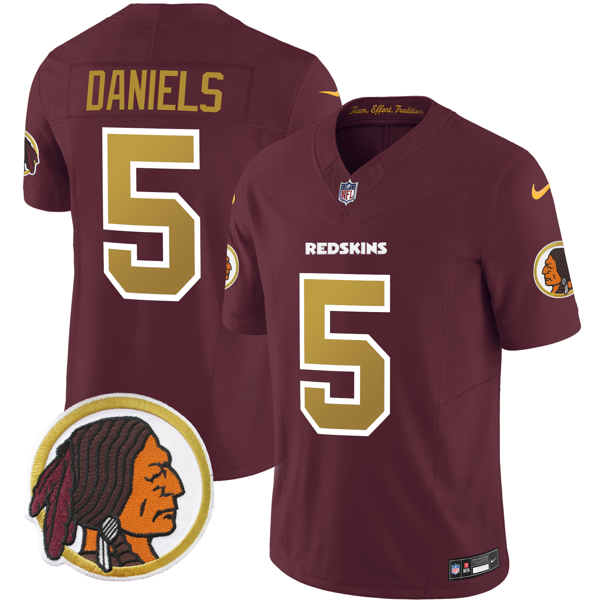 Men's Washington Redskins Throwback Vapor Limited Jersey - All Stitched - Image 25