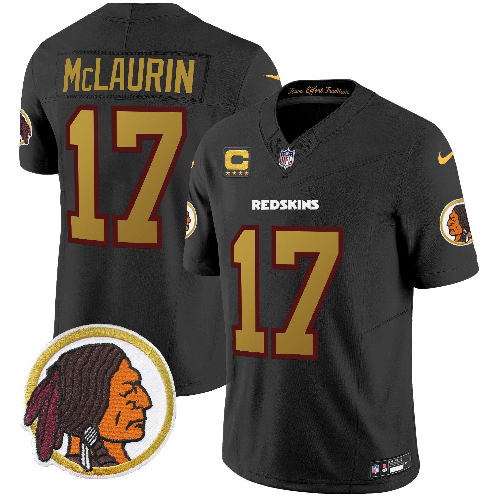 Men's Washington Redskins Throwback Vapor Limited Jersey - All Stitched - Image 21