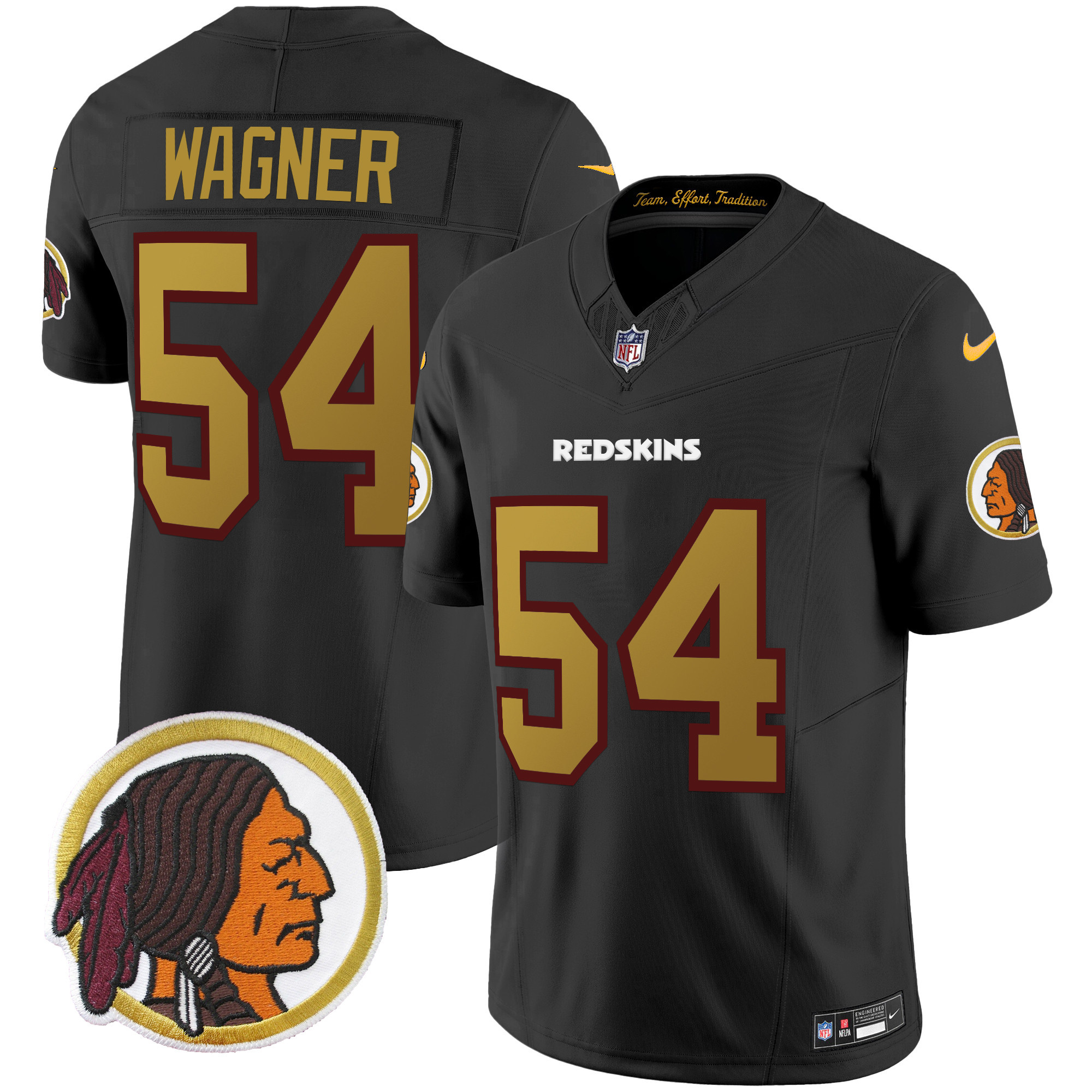 Men's Washington Redskins Throwback Vapor Limited Jersey - All Stitched - Image 20