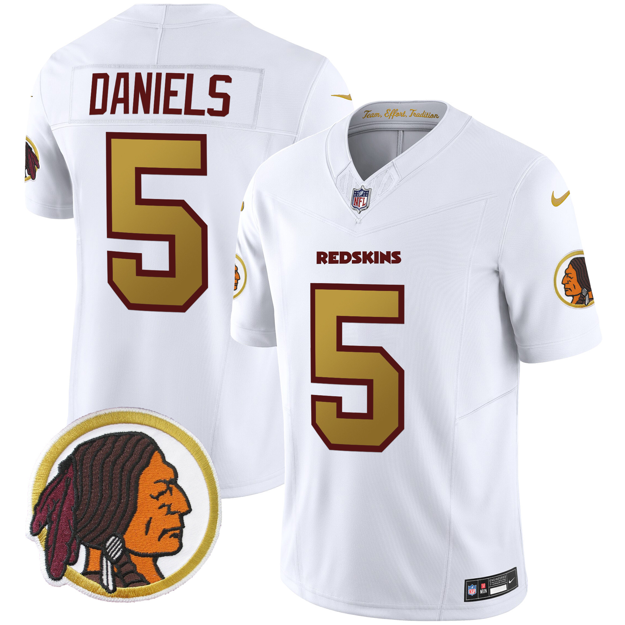 Men's Washington Redskins Throwback Vapor Limited Jersey - All Stitched - Image 33