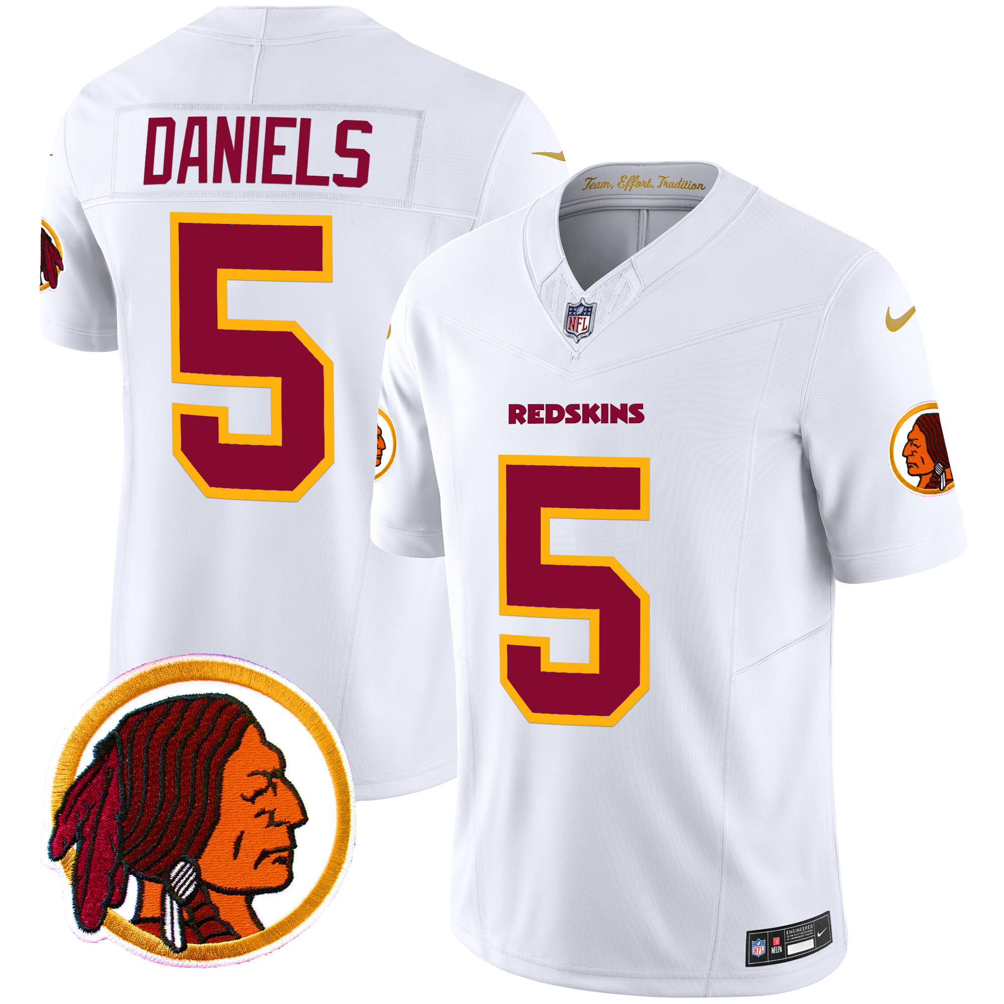 Men's Washington Redskins Throwback Vapor Limited Jersey V2 - All Stitched - Image 33