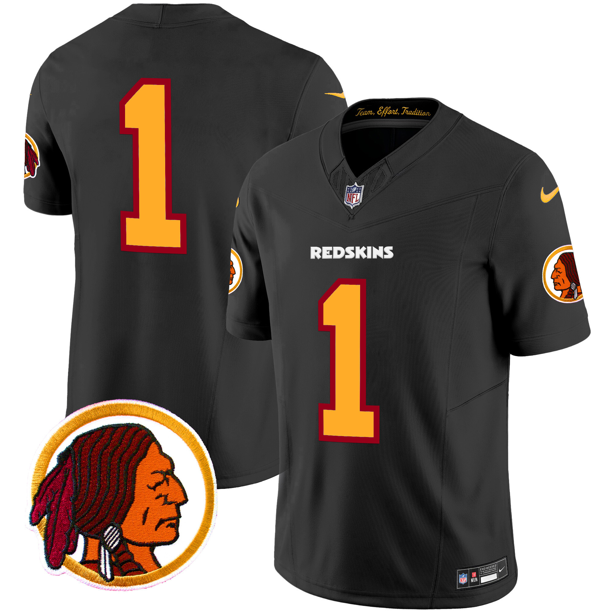 Men's Washington Redskins Throwback Vapor Limited Jersey V2 - All Stitched - Image 24