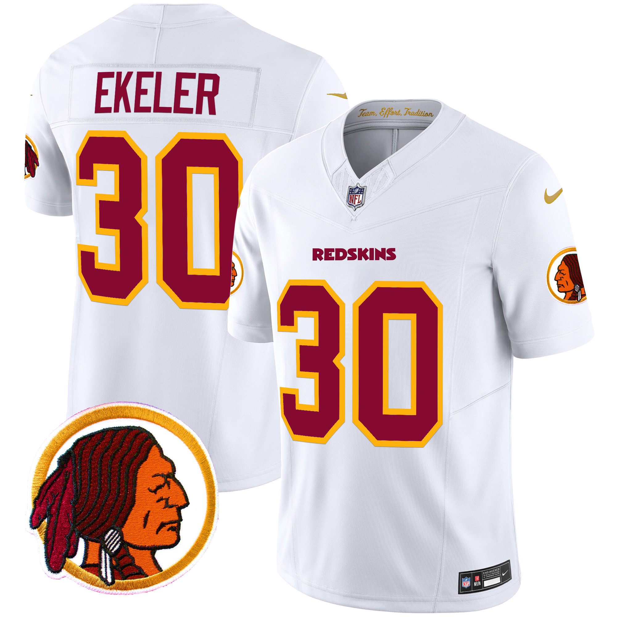 Men's Washington Redskins Throwback Vapor Limited Jersey V2 - All Stitched - Image 35